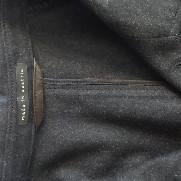 Schneiders- Mens Jimmie Rainloden Charcoal Dress Coat Austria Wool Sz.L (44-46) - Picture 11 of 16